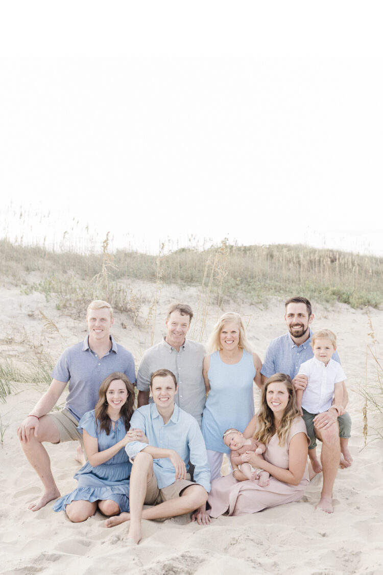 Outer Banks Family Beach Portrait