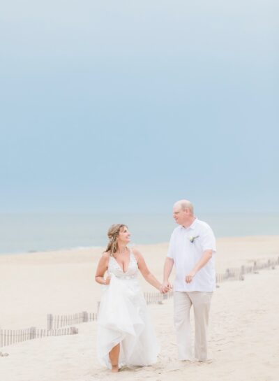 Lewis & Gina at The Village Beach Club // Outer Banks Wedding Photographer