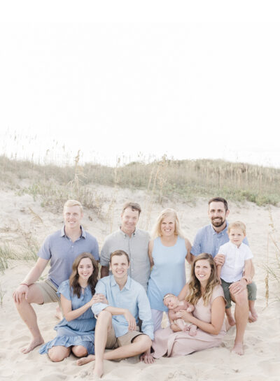 Nags Head Family Beach Portraits // Outer Banks Family Photographer