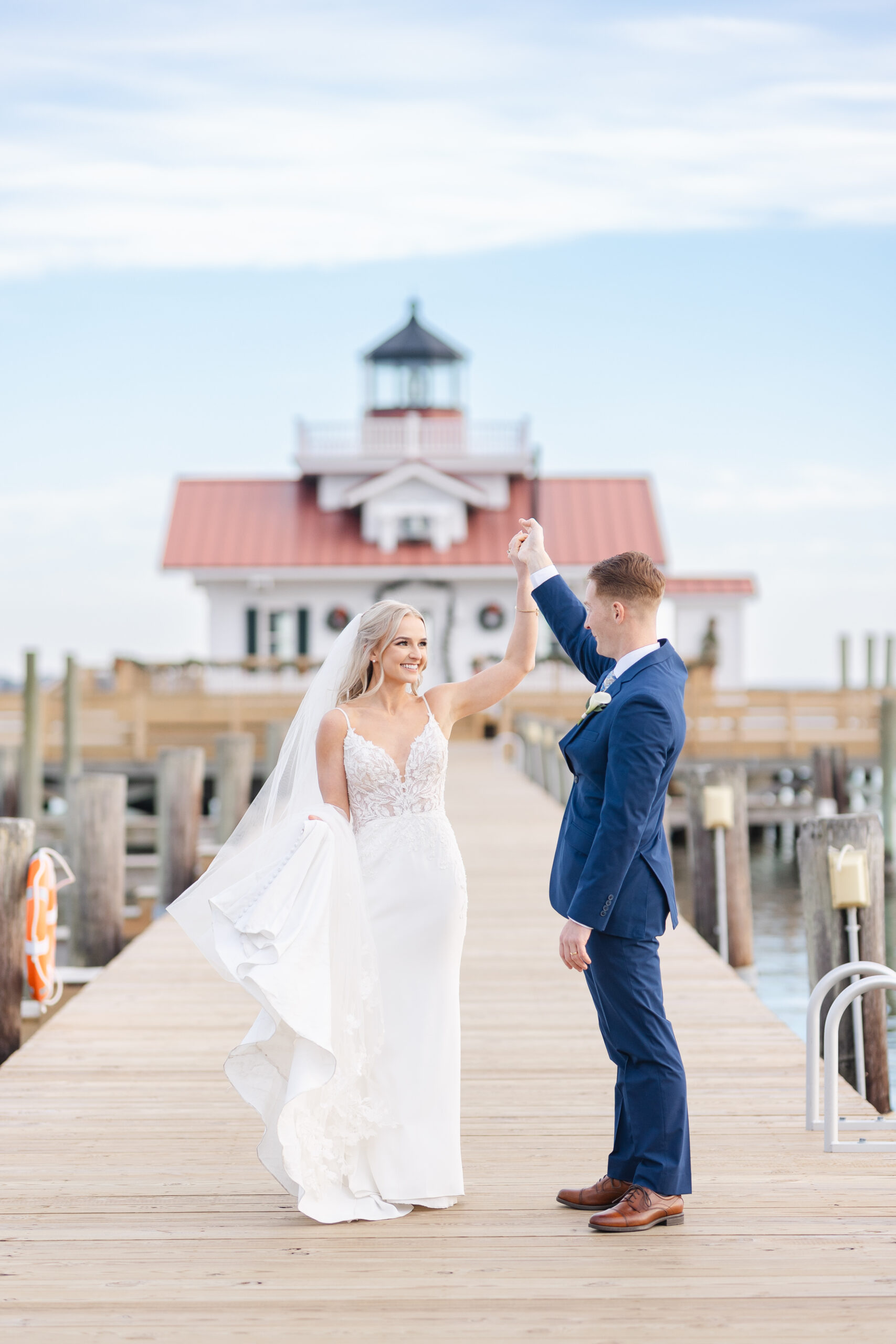 Coastal Waterfront Wedding at Waterfront Trellis / Outer Banks Wedding Photographer